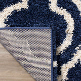 Safavieh Hudson Shag Sgh284C Navy/Ivory Rug - Safavieh - sgh284c - 2