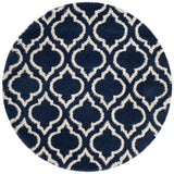 Safavieh Hudson Shag Sgh284C Navy/Ivory Rug - Safavieh - sgh284c - 3r