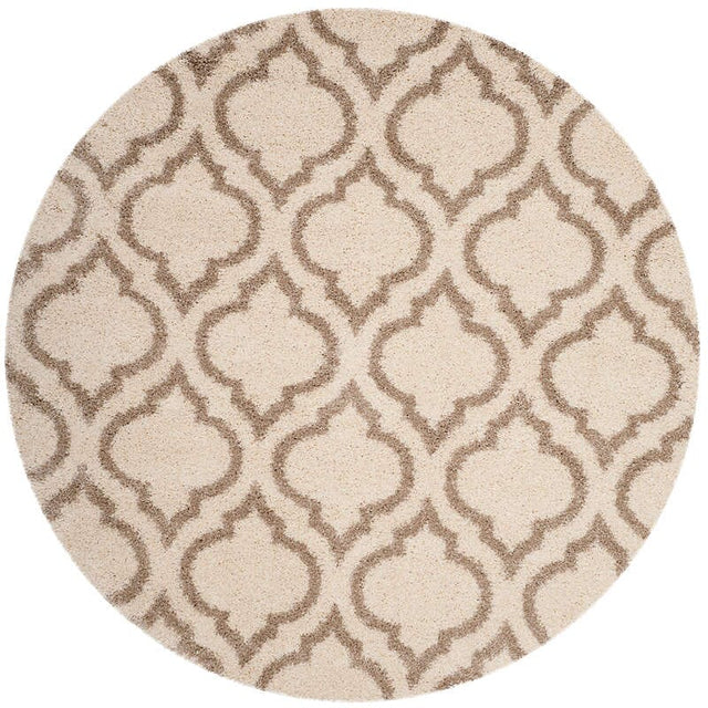 Safavieh Hudson Shag Sgh284D Ivory/Beige Rug - Safavieh - sgh284d - 3r