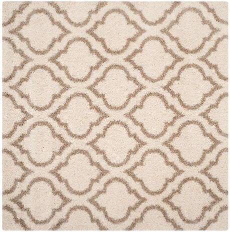 Safavieh Hudson Shag Sgh284D Ivory/Beige Rug - Safavieh - sgh284d - 3sq