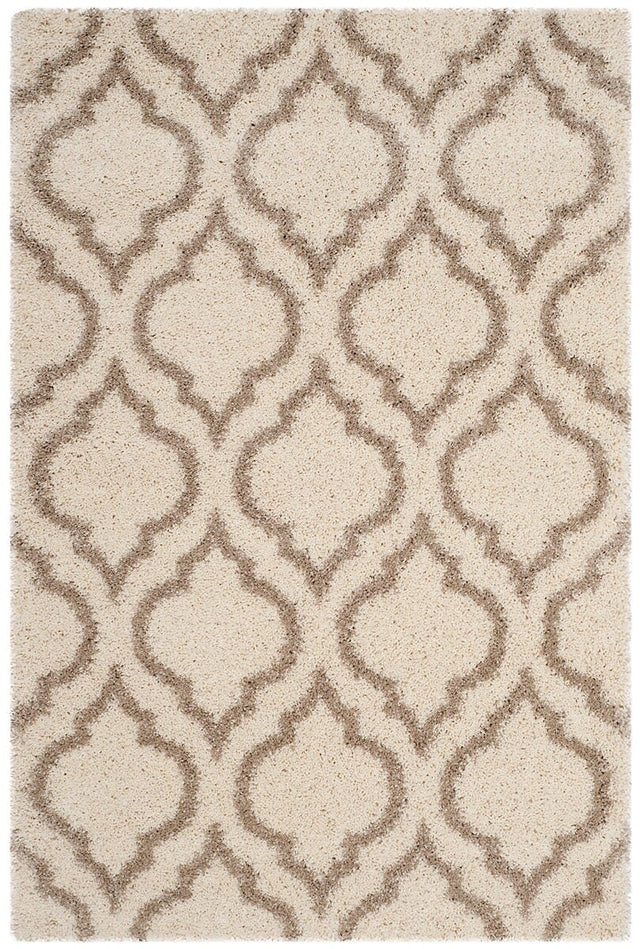 Safavieh Hudson Shag Sgh284D Ivory/Beige Rug - Safavieh - sgh284d - 3sq