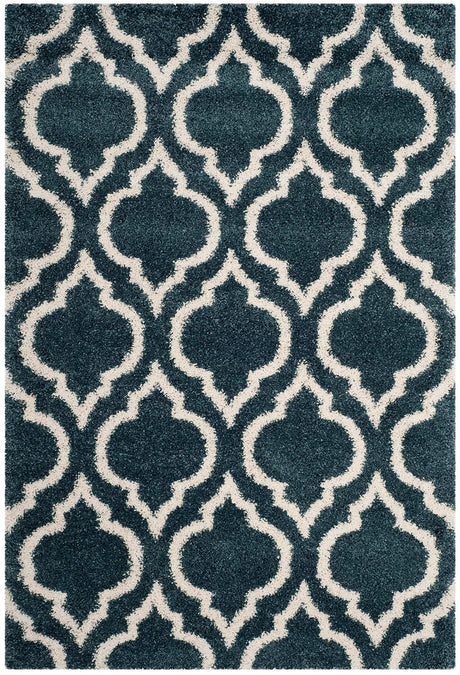 Safavieh Hudson Shag Sgh284L Slate Blue/Ivory Rug - Safavieh - sgh284l - 2