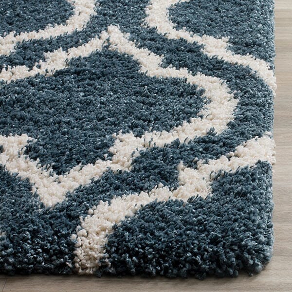 Safavieh Hudson Shag Sgh284L Slate Blue/Ivory Rug - Safavieh - sgh284l - 2