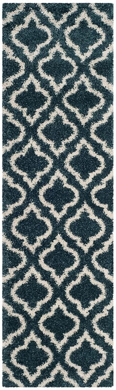 Safavieh Hudson Shag Sgh284L Slate Blue/Ivory Rug - Safavieh - sgh284l - 24