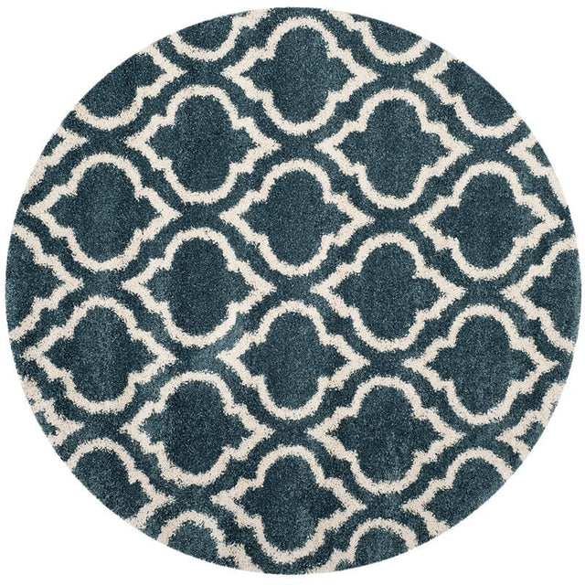 Safavieh Hudson Shag Sgh284L Slate Blue/Ivory Rug - Safavieh - sgh284l - 24