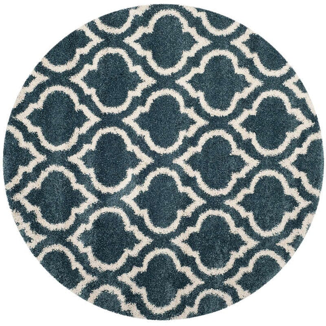 Safavieh Hudson Shag Sgh284L Slate Blue/Ivory Rug - Safavieh - sgh284l - 7r