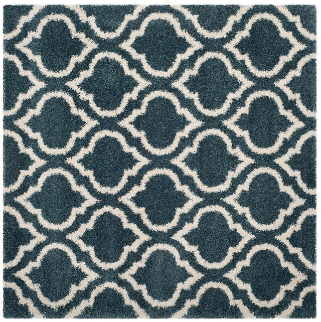 Safavieh Hudson Shag Sgh284L Slate Blue/Ivory Rug - Safavieh - sgh284l - 7sq