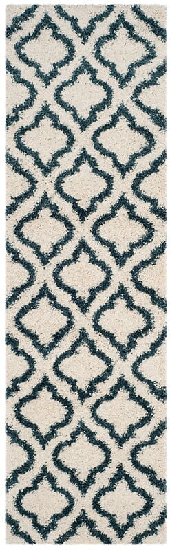 Safavieh Hudson Shag Sgh284T Ivory/Slate Blue Rug - Safavieh - sgh284t - 28