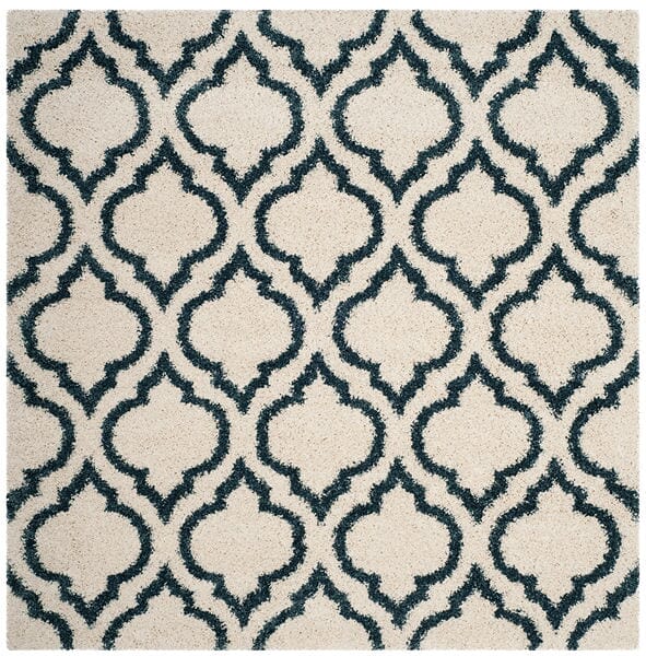 Safavieh Hudson Shag Sgh284T Ivory/Slate Blue Rug - Safavieh - sgh284t - 28