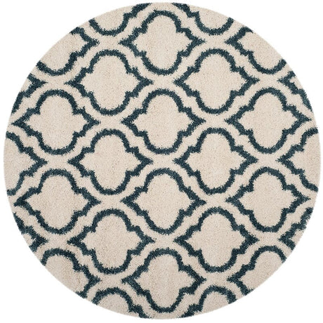 Safavieh Hudson Shag Sgh284T Ivory/Slate Blue Rug - Safavieh - sgh284t - 28