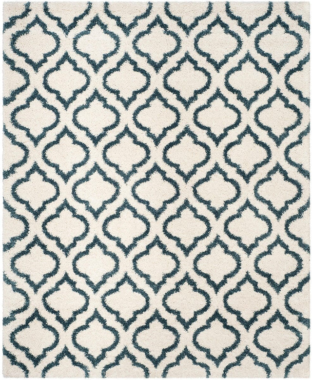 Safavieh Hudson Shag Sgh284T Ivory/Slate Blue Rug - Safavieh - sgh284t - 28