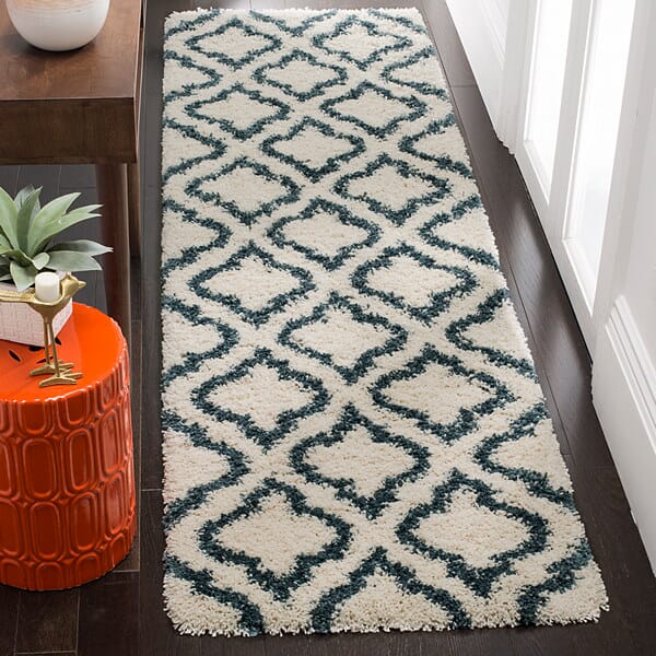 Safavieh Hudson Shag Sgh284T Ivory/Slate Blue Rug - Safavieh - sgh284t - 3