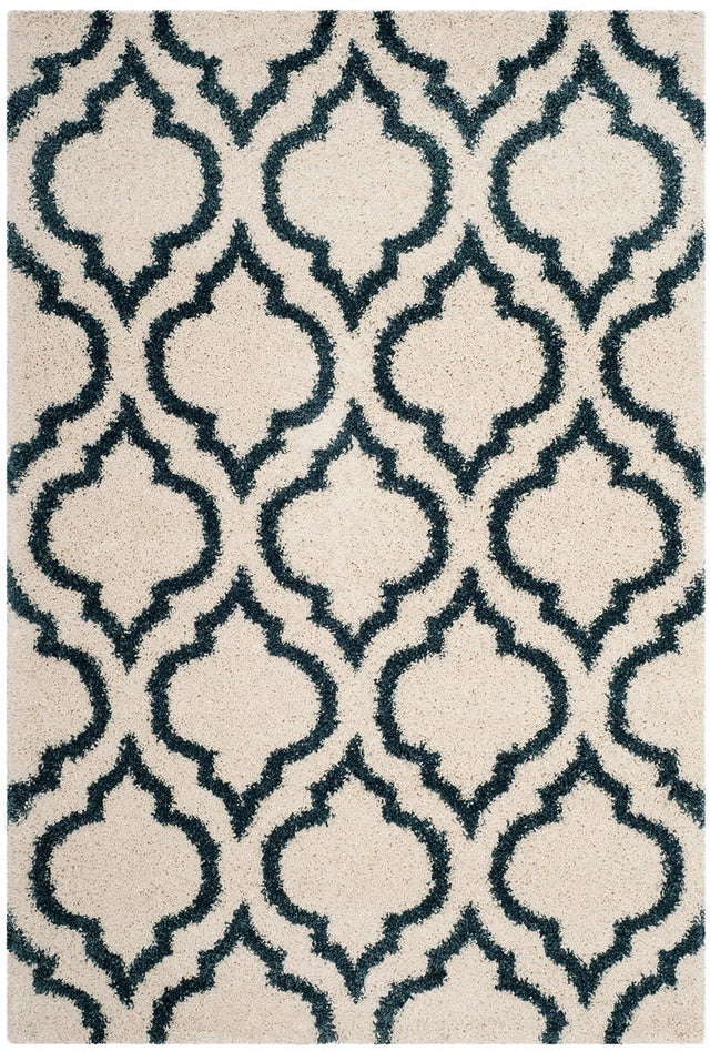 Safavieh Hudson Shag Sgh284T Ivory/Slate Blue Rug - Safavieh - sgh284t - 3