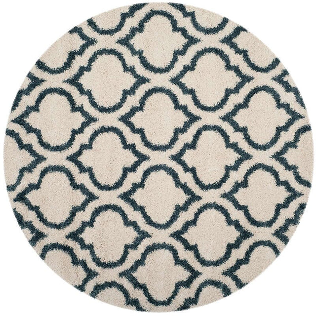 Safavieh Hudson Shag Sgh284T Ivory/Slate Blue Rug - Safavieh - sgh284t - 7r