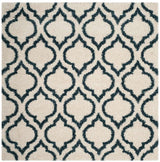 Safavieh Hudson Shag Sgh284T Ivory/Slate Blue Rug - Safavieh - sgh284t - 7sq