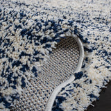 Safavieh Hudson Shag Sgh295A Ivory/Navy Rugs - Safavieh - sgh295a - 7r
