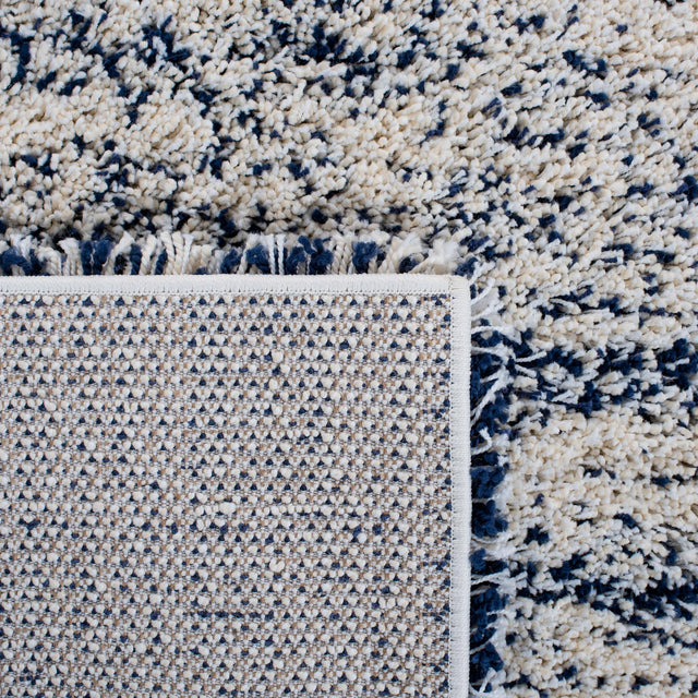 Safavieh Hudson Shag Sgh295A Ivory/Navy Rugs - Safavieh - sgh295a - 7r