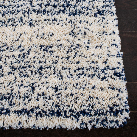 Safavieh Hudson Shag Sgh295A Ivory/Navy Rugs - Safavieh - sgh295a - 7r
