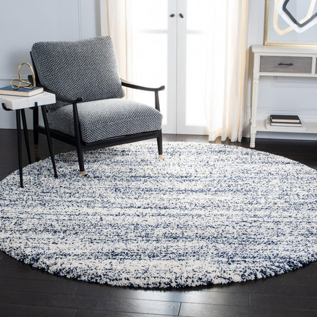 Safavieh Hudson Shag Sgh295A Ivory/Navy Rugs - Safavieh - sgh295a - 7r