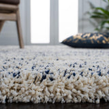 Safavieh Hudson Shag Sgh295A Ivory/Navy Rugs - Safavieh - sgh295a - 7r