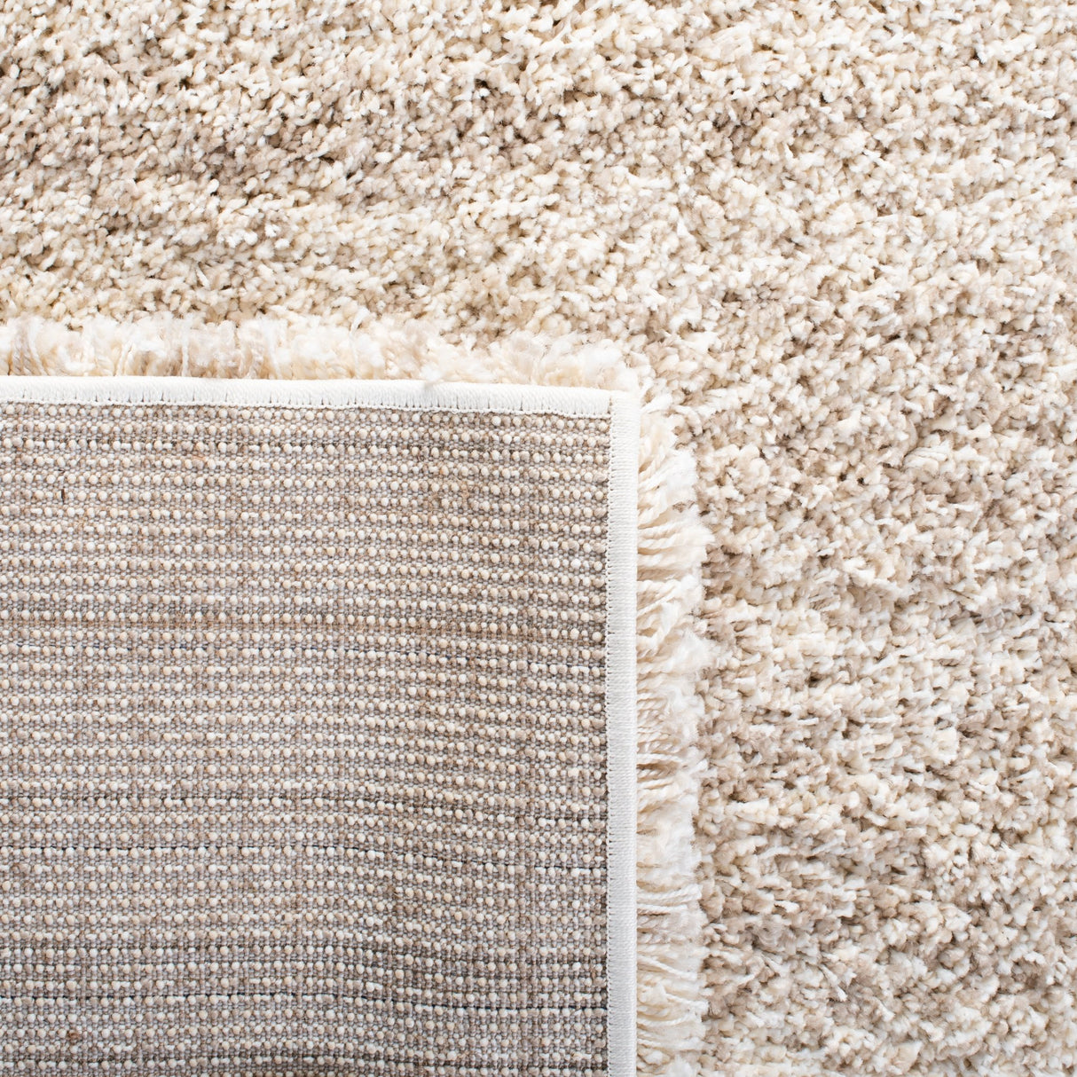Safavieh Hudson Shag Sgh295C Ivory/Beige Rug - Safavieh - sgh295c - 7r