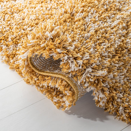 Safavieh Hudson Shag Sgh295D Gold/Ivory Rugs - Safavieh - sgh295d - 7r