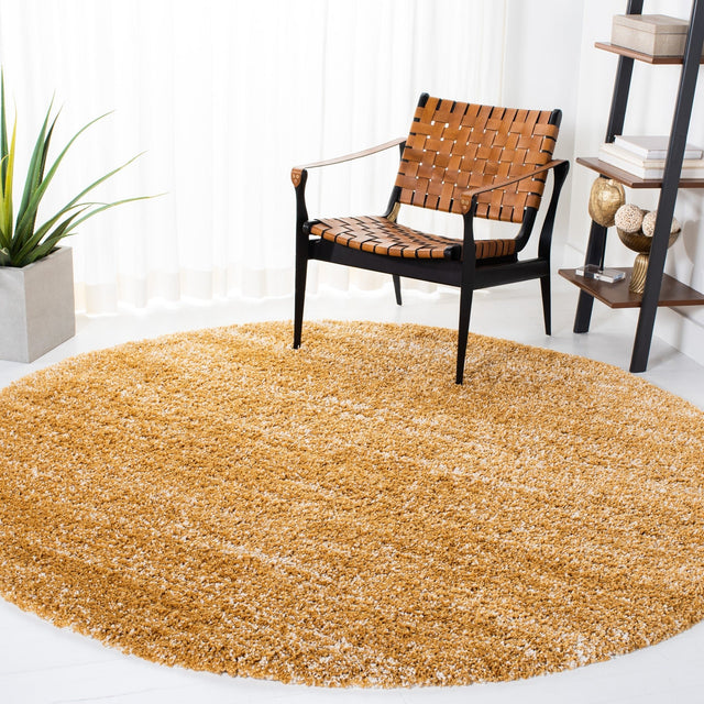 Safavieh Hudson Shag Sgh295D Gold/Ivory Rugs - Safavieh - sgh295d - 7r