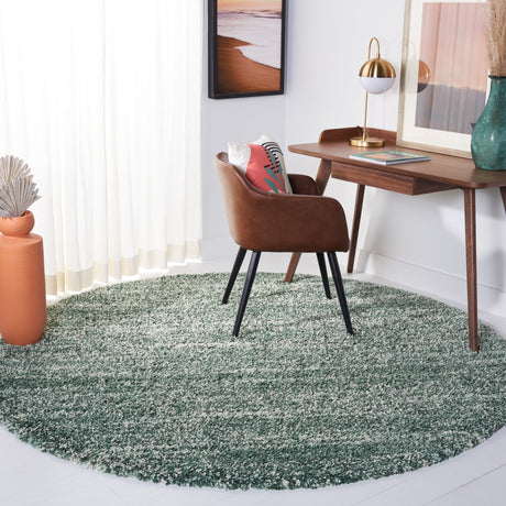 Safavieh Hudson Shag Sgh295E Green/Ivory Rugs - Safavieh - sgh295e - 7r