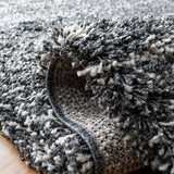 Safavieh Hudson Shag Sgh295F Dark Grey/Ivory Rugs - Safavieh - sgh295f - 7r