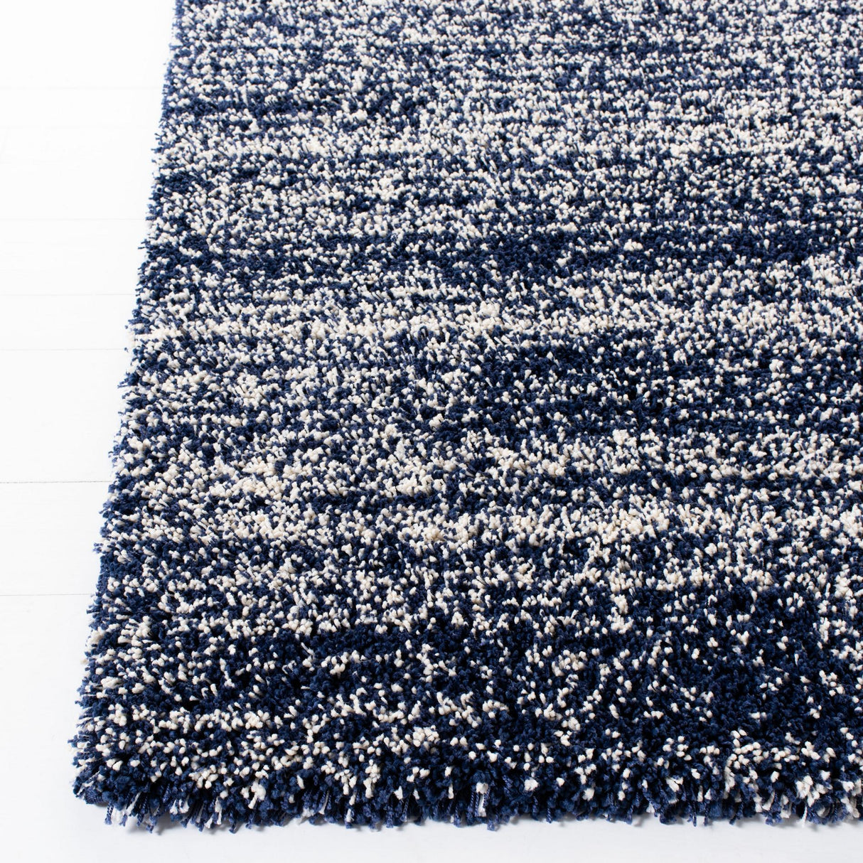 Safavieh Hudson Shag Sgh295N Navy/Ivory Rugs - Safavieh - sgh295n - 7r