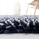 Safavieh Hudson Shag Sgh295N Navy/Ivory Rugs - Safavieh - sgh295n - 7r