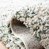 Safavieh Hudson Shag Sgh295X Ivory/Green Rugs - Safavieh - sgh295x - 7r