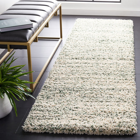 Safavieh Hudson Shag Sgh295X Ivory/Green Rugs - Safavieh - sgh295x - 7r
