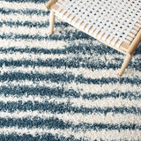 Safavieh Hudson Shag Sgh298A Ivory/Slate Blue Rugs - Safavieh - sgh298a - 3