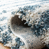Safavieh Hudson Shag Sgh298A Ivory/Slate Blue Rugs - Safavieh - sgh298a - 3