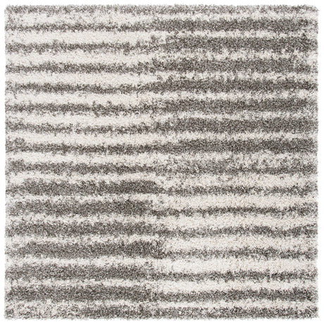 Safavieh Hudson Shag Sgh298F Grey/Ivory Rugs - Safavieh - sgh298f - 7sq
