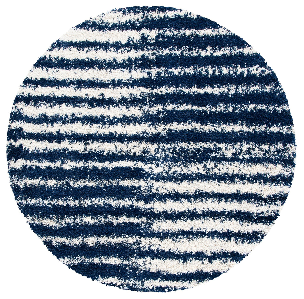 Safavieh Hudson Shag Sgh298N Navy/Ivory Rugs - Safavieh - sgh298n - 7r