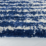 Safavieh Hudson Shag Sgh298N Navy/Ivory Rugs - Safavieh - sgh298n - 7r