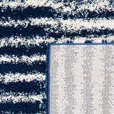 Safavieh Hudson Shag Sgh298N Navy/Ivory Rugs - Safavieh - sgh298n - 7r