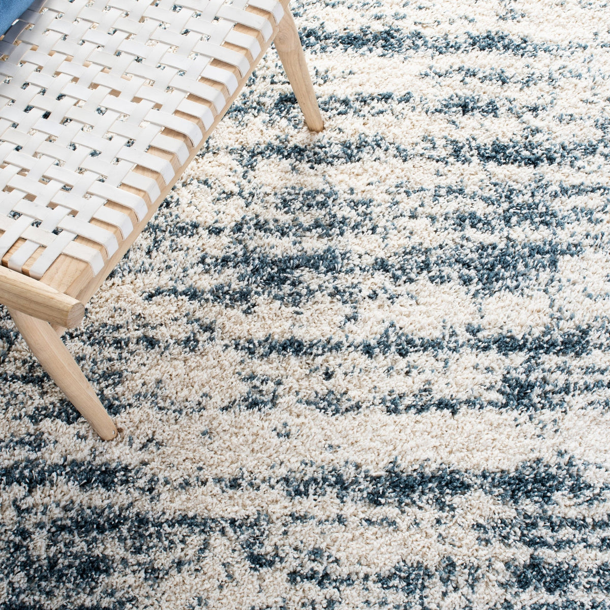 Slate Blue Rugs Safavieh Hudson Shag Sgh299A Ivory/Slate Blue Rugs - Safavieh ...
