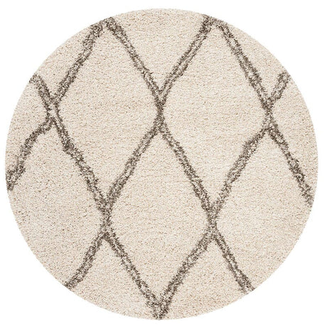 Safavieh Hudson Shag Sgh329A Ivory/Grey Rug - Safavieh - sgh329a - 5r