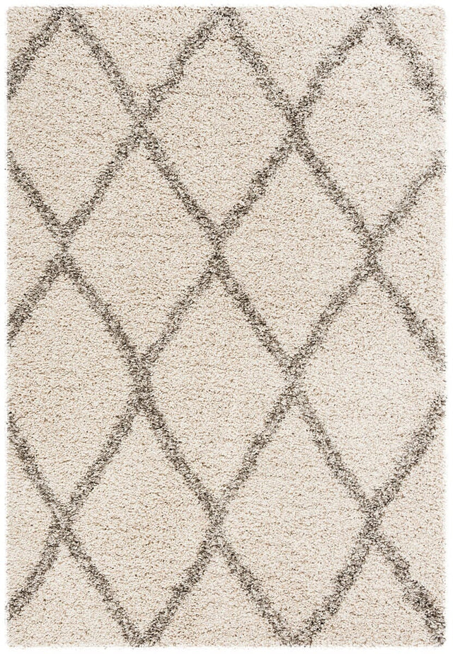 Safavieh Hudson Shag Sgh329A Ivory/Grey Rug - Safavieh - sgh329a - 5r