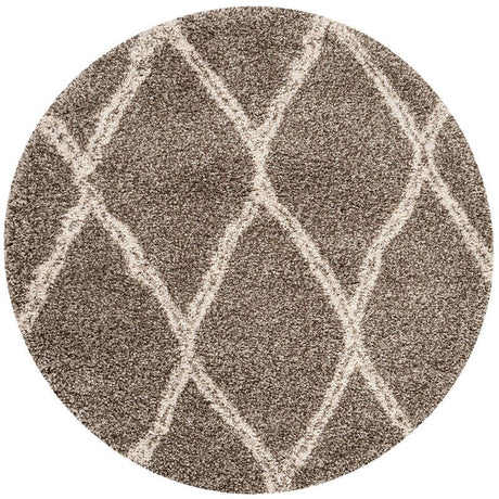 Safavieh Hudson Shag Sgh329B Grey / Ivory Rugs - Safavieh - sgh329b - 5r