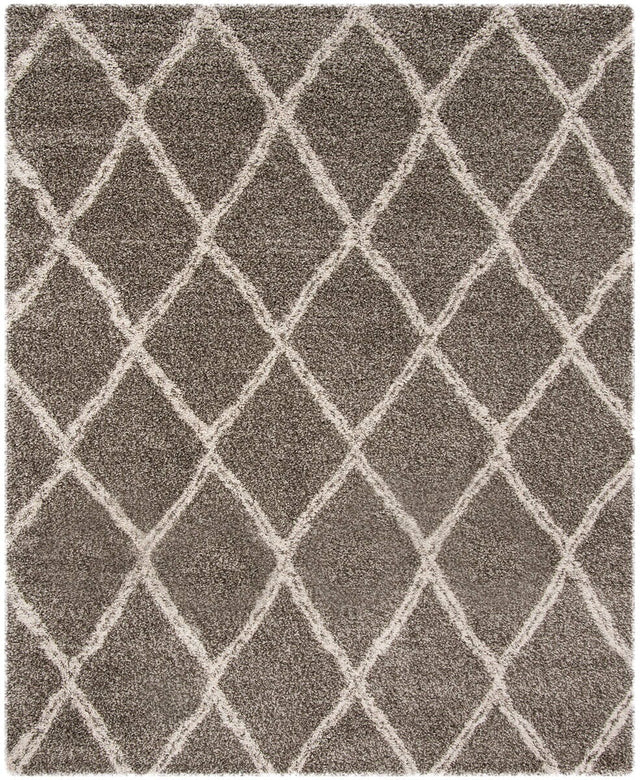 Safavieh Hudson Shag Sgh329B Grey / Ivory Rugs - Safavieh - sgh329b - 5r