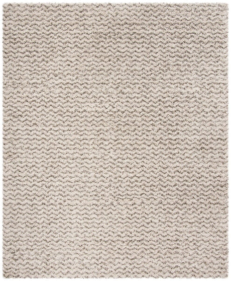 Safavieh Hudson Shag Sgh330A Ivory/Grey Rug - Safavieh - sgh330a - 5r