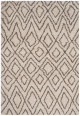 Safavieh Hudson Shag Sgh332A Ivory / Grey Rugs - Safavieh - sgh332a - 2