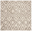Safavieh Hudson Shag Sgh332A Ivory / Grey Rugs - Safavieh - sgh332a - 5sq