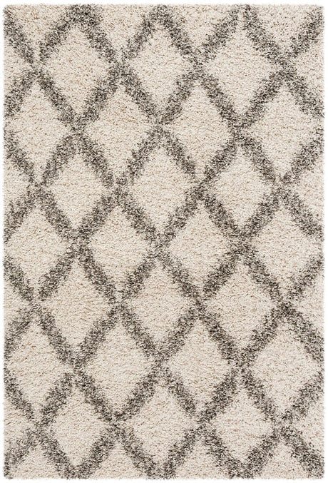 Safavieh Hudson Shag Sgh333A Ivory/Grey Rug - Safavieh - sgh333a - 5r