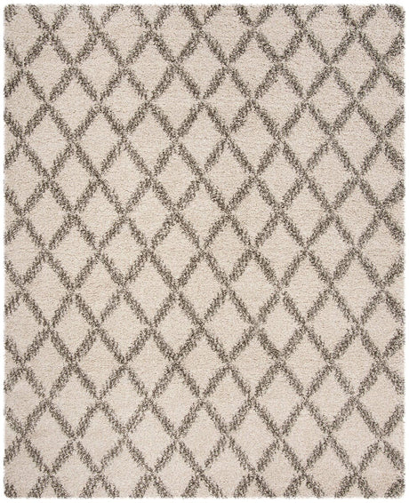 Safavieh Hudson Shag Sgh333A Ivory/Grey Rug - Safavieh - sgh333a - 5r