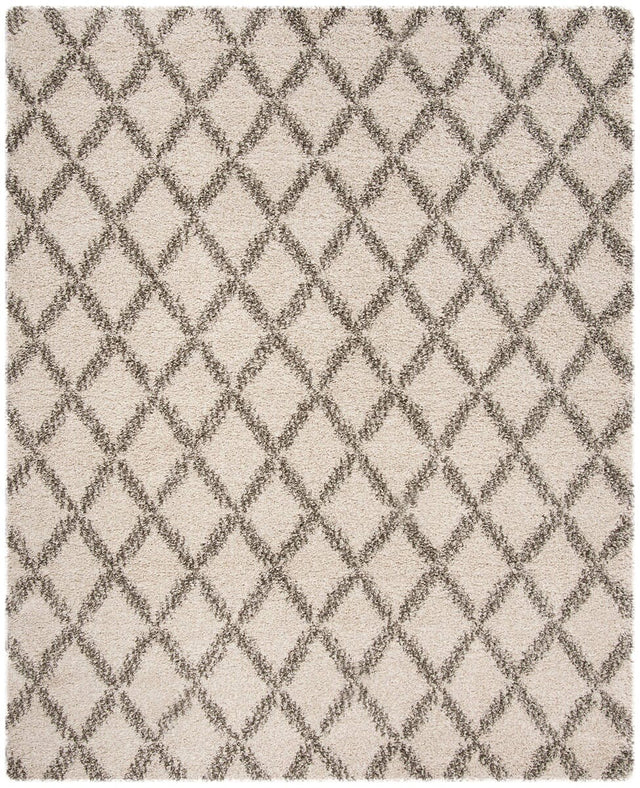 Safavieh Hudson Shag Sgh333A Ivory/Grey Rug - Safavieh - sgh333a - 5r